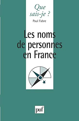 Beispielbild fr Les noms de personnes en France zum Verkauf von WorldofBooks