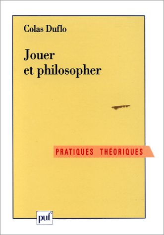 Beispielbild fr Jouer et philosopher zum Verkauf von Tamery