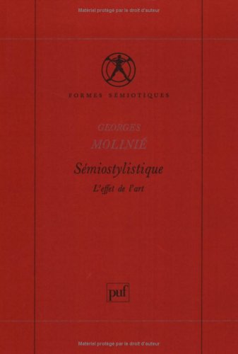 Stock image for Smiostylistique (Ancien prix diteur : 24.00 - Economisez 50 %) (FORMES SEMIOTIQUES) for sale by GF Books, Inc.
