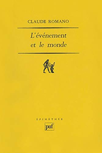 Beispielbild fr L'Evnement et le monde zum Verkauf von Ammareal