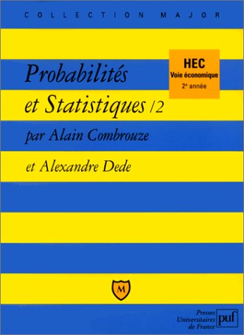 Stock image for Probabilits et statistiques: Voie conomique for sale by medimops