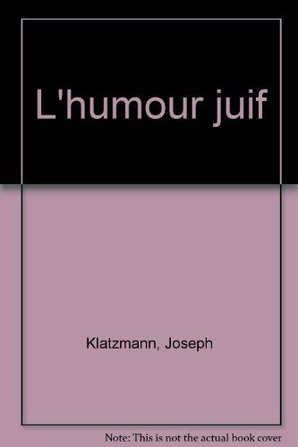 Stock image for L'Humour juif for sale by medimops