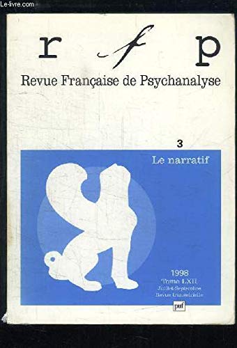 Beispielbild fr Revue franaise de psychanalyse, 1998, numro 3, tome 62 zum Verkauf von Librairie Th  la page