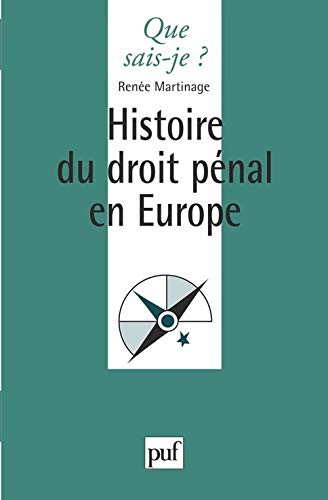 Beispielbild fr Histoire du droit pnal en Europe zum Verkauf von Ammareal