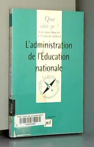 L'administration de l'Éducation nationale