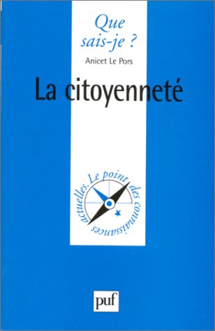 Imagen de archivo de La Citoyennet a la venta por medimops