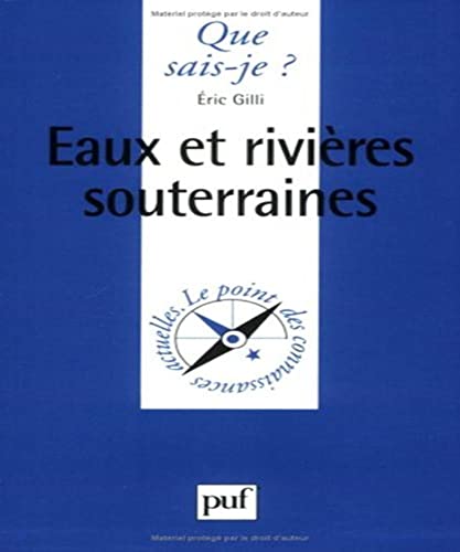 9782130497691: Eaux et rivires souterraines