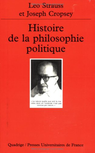 Imagen de archivo de Histoire de la philosophie politique a la venta por Ammareal