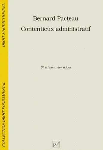 Beispielbild fr Contentieux administratif, 5e dition mise  jour zum Verkauf von medimops