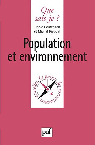 Stock image for Population et environnement for sale by LeLivreVert