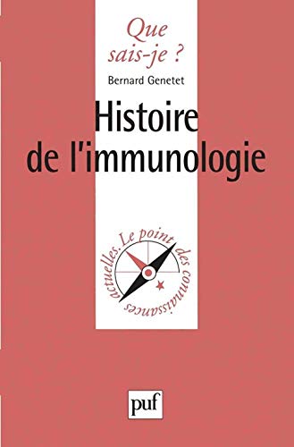 Beispielbild fr Histoire De L'immunologie zum Verkauf von RECYCLIVRE