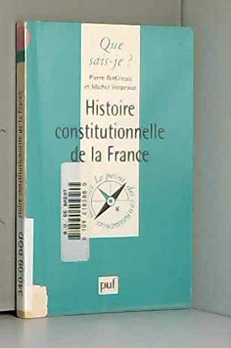 Beispielbild fr Histoire Constitutionnelle de la France zum Verkauf von medimops