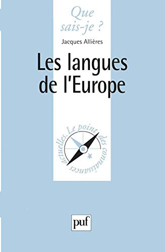 Les langues de l'Europe (9782130507024) by AlliÃ¨res, Jacques