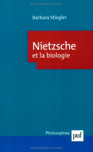 9782130507420: Nietzsche et la biologie (Philosophies)