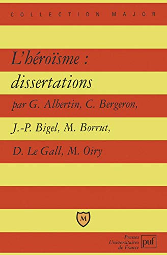 Beispielbild fr L'Hrosme : Dissertations zum Verkauf von medimops