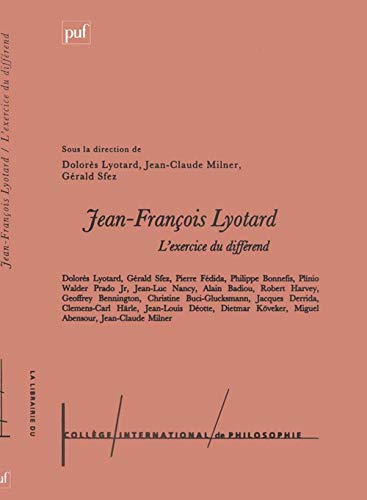 Stock image for Jean-Franois Lyotard for sale by Chapitre.com : livres et presse ancienne