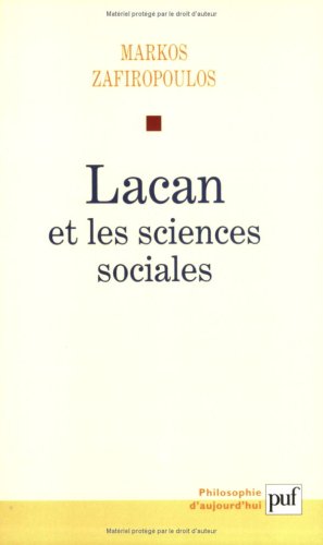 9782130514602: Lacan et les sciences sociales.: Le dclin du pre (1938-1953)