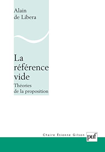 La rÃ©fÃ©rence vide (9782130516194) by Libera, Alain De