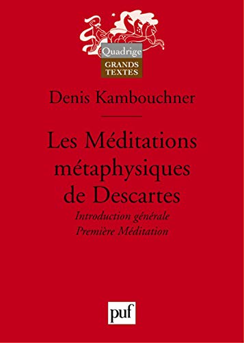 Beispielbild fr Les Meditations metaphysiques de Descartes zum Verkauf von Zubal-Books, Since 1961