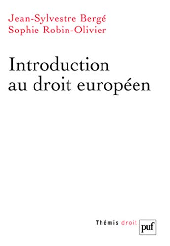 9782130516392: introduction au droit europeen