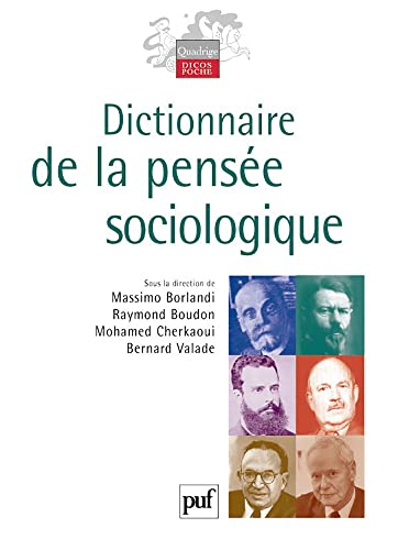 Imagen de archivo de Dictionnaire de la pense sociologique a la venta por Irish Booksellers