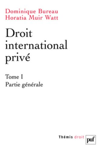 9782130517474: Droit international priv: Tome 1, Partie gnrale