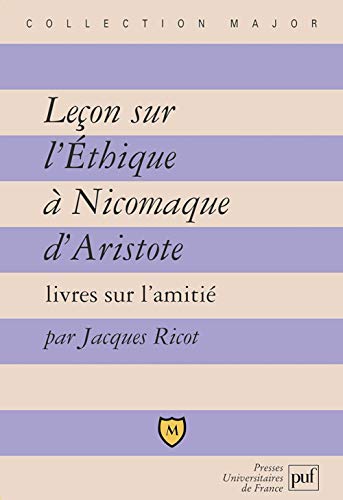 Beispielbild fr Leçon sur "L'Ethique à Nicomaque" d'Aristote [FRENCH LANGUAGE - No Binding ] zum Verkauf von booksXpress