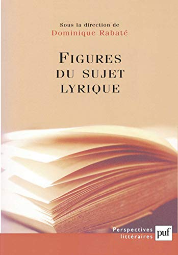 Stock image for Figures du sujet lyrique for sale by Revaluation Books