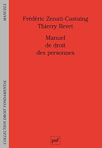 Stock image for Manuel de droit des personnes for sale by Revaluation Books