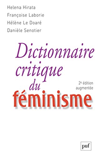 Imagen de archivo de Dictionnaire critique du fminisme a la venta por medimops