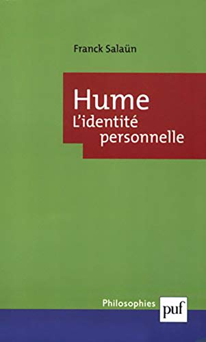 9782130524441: Hume: L'identit personnelle
