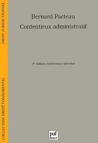 Stock image for Contentieux Administratif. 6me dition for sale by RECYCLIVRE