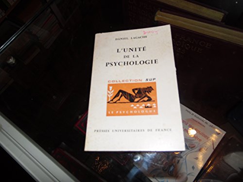 Stock image for L'Unit de la psychologie for sale by Ammareal