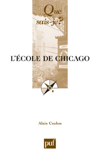 Imagen de archivo de L'cole de Chicago a la venta por Ammareal