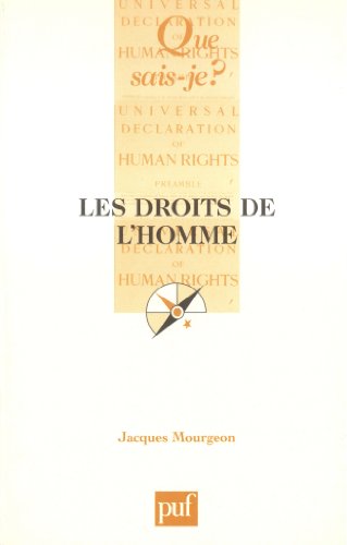 Stock image for Les Droits de l'homme for sale by Ammareal