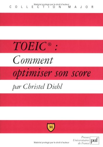 Beispielbild fr TOEIC : Comment optimiser son score ? zum Verkauf von medimops