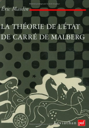 9782130536079: La Thorie de l'Etat de Carr de Malberg