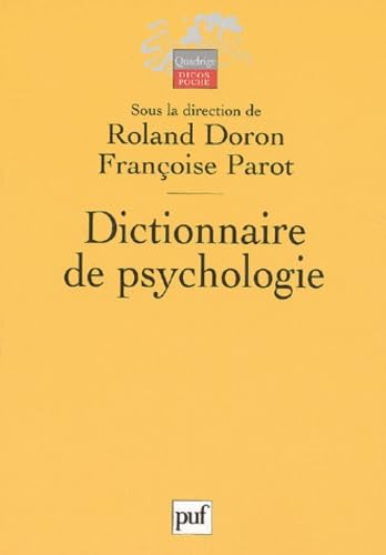 Imagen de archivo de Dictionnaire de psychologie a la venta por Ammareal