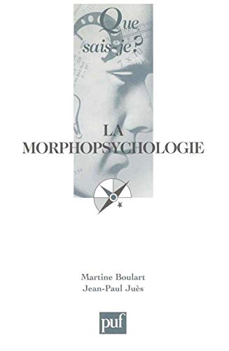 Beispielbild fr La Morphopsychologie zum Verkauf von RECYCLIVRE