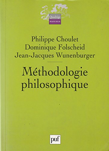Beispielbild fr Mthodologie Philosophique zum Verkauf von RECYCLIVRE