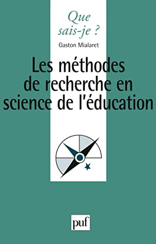 9782130540076: Mthodes de recherche en science de l'ducation