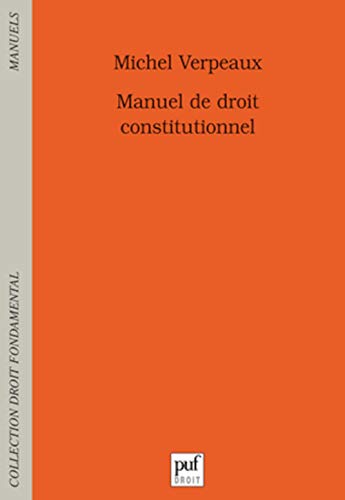 9782130545118: Manuel de droit constitutionnel