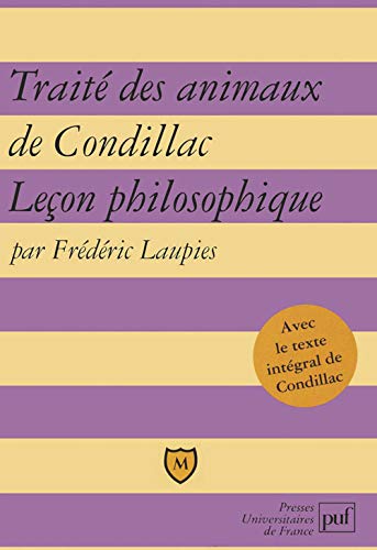 Beispielbild fr Trait des animaux" de Condillac : Leon philosophique zum Verkauf von Ammareal