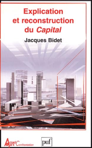 Imagen de archivo de Explication et reconstruction du Capital (French Edition) a la venta por Ergodebooks
