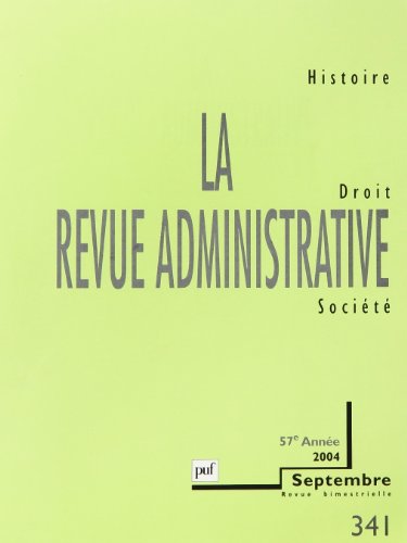 Stock image for La Revue Administrative N.341 (dition 2004) for sale by Chapitre.com : livres et presse ancienne