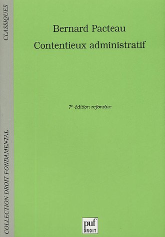 Stock image for Contentieux administratif for sale by Ammareal