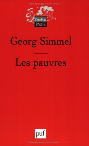 Beispielbild fr Les pauvres (Quadrige. Grands textes) zum Verkauf von JOURDAN
