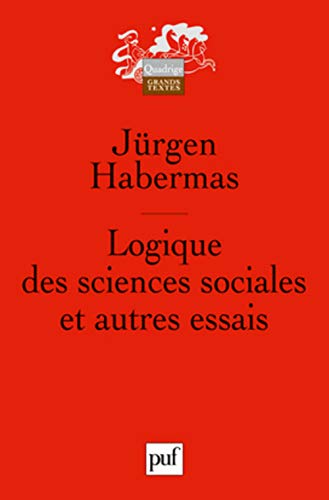 Beispielbild fr Logique Des Sciences Sociales : Et Autres Essais zum Verkauf von RECYCLIVRE