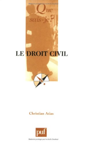 Stock image for Le droit civil for sale by Ammareal