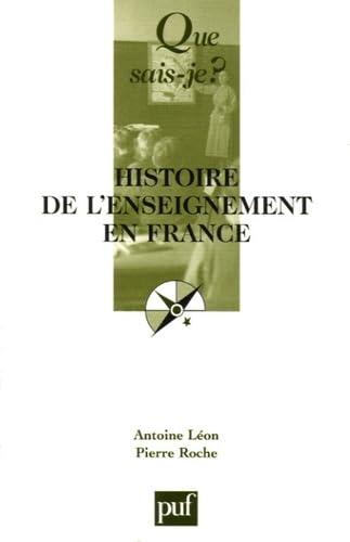 Beispielbild fr Histoire de l'enseignement en France zum Verkauf von Ammareal